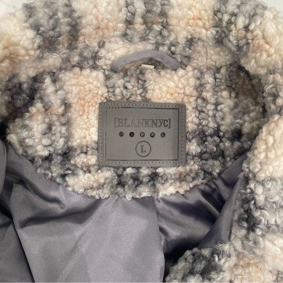 NWOT Blank NYC plaid lined oversized coat - Picture 5 of 16